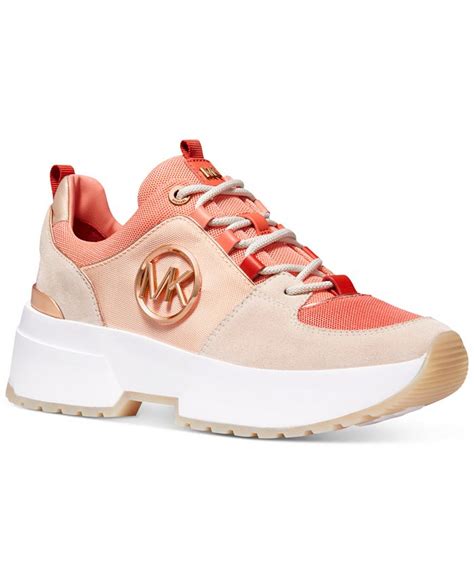 michael kors cosmo trainer sneakers|Michael Kors women's wedge sneakers.